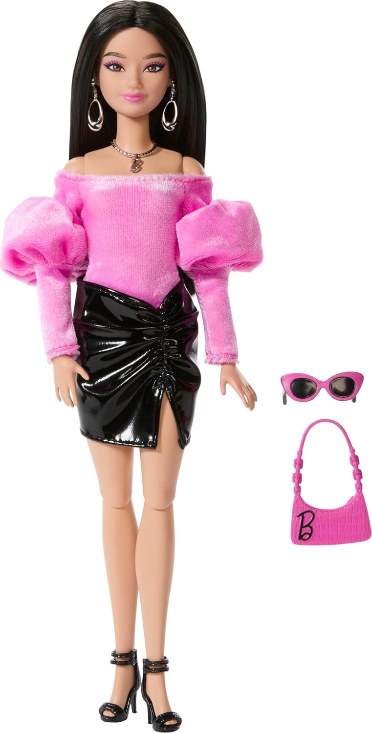 Barbie Muñeca de estilo Deluxe #13 en parte superior de terciopelo...