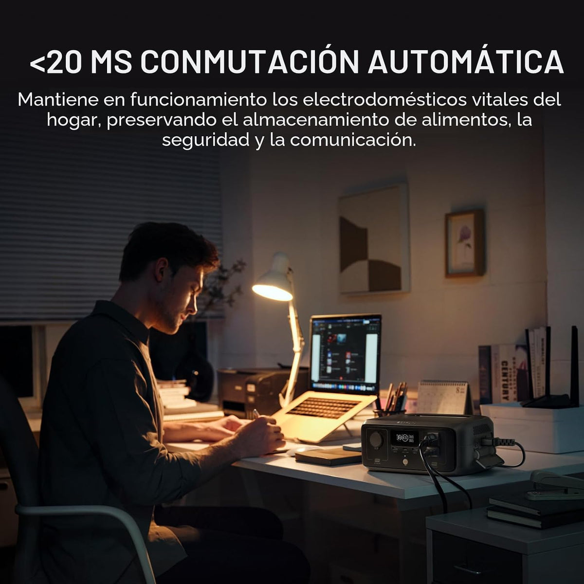 EF ECOFLOW Estación de energía portátil RIVER 3, 245Wh 550W | Carga...