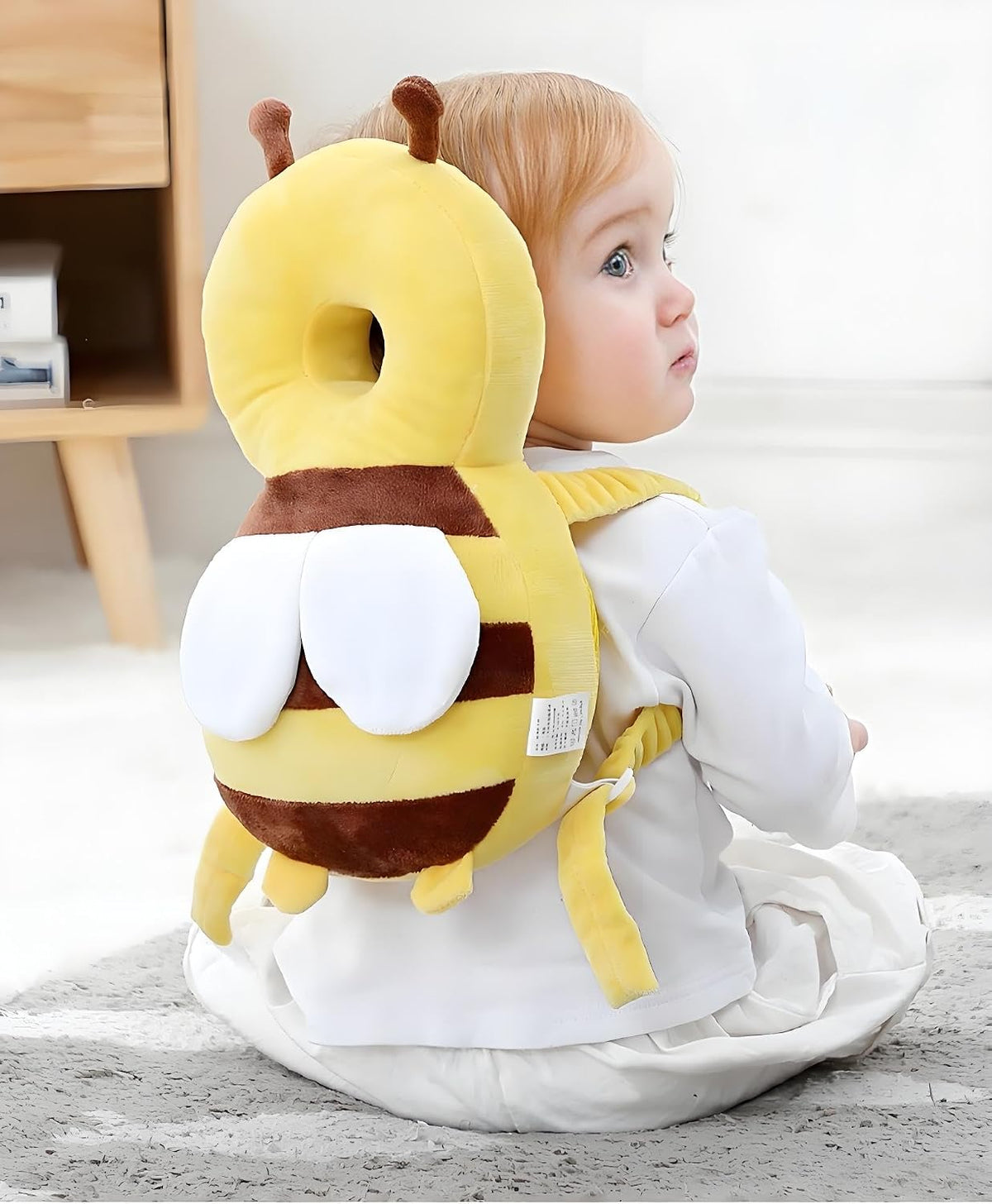 PandaEar Mochila de protección para la cabeza del bebé, protector d...