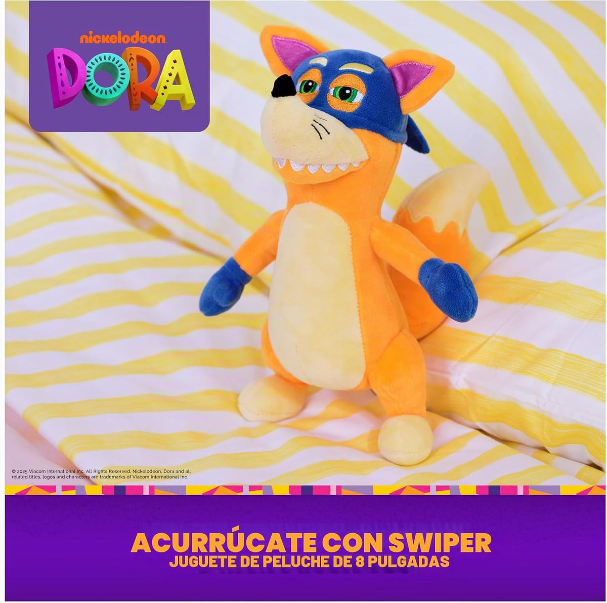 Dora Zorro de peluche oficial de Swiper, juguetes educativos, jugue...