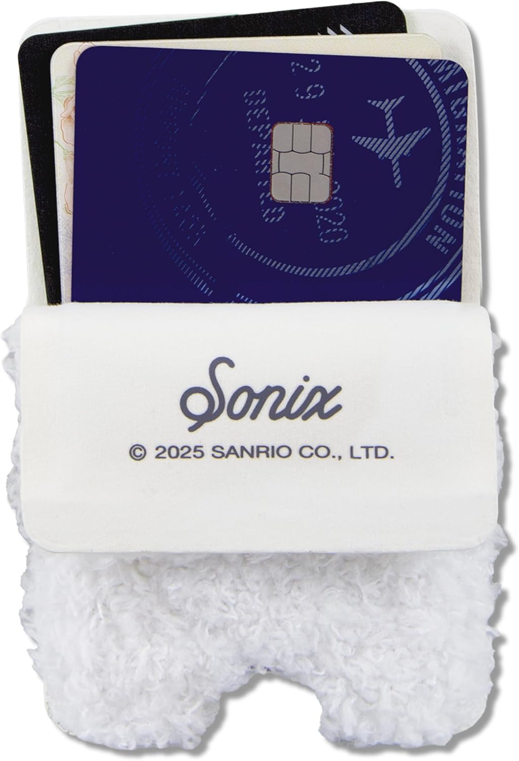 Sonix x Sanrio - Cartera magnética de felpa para teléfono, tarjeter...