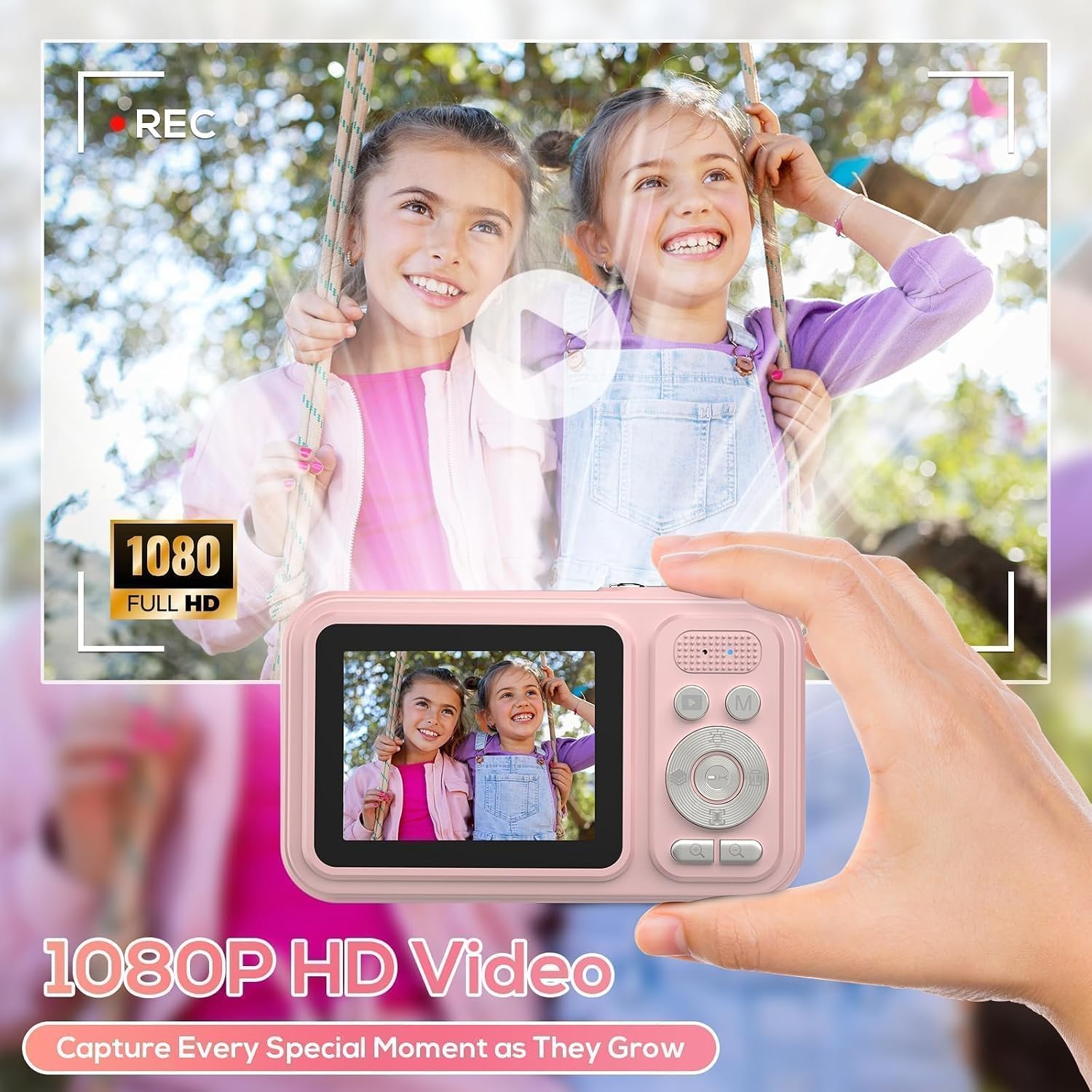 Cámara digital para niños, cámaras digitales de 48MP FHD 1080P para...