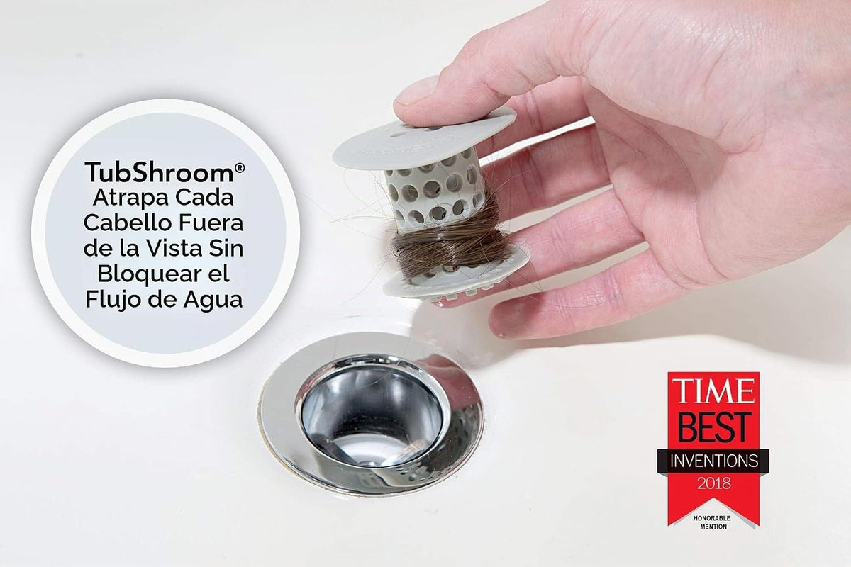 TubShroom y SinkShroom - Protectores de drenaje y atrapapelos para...