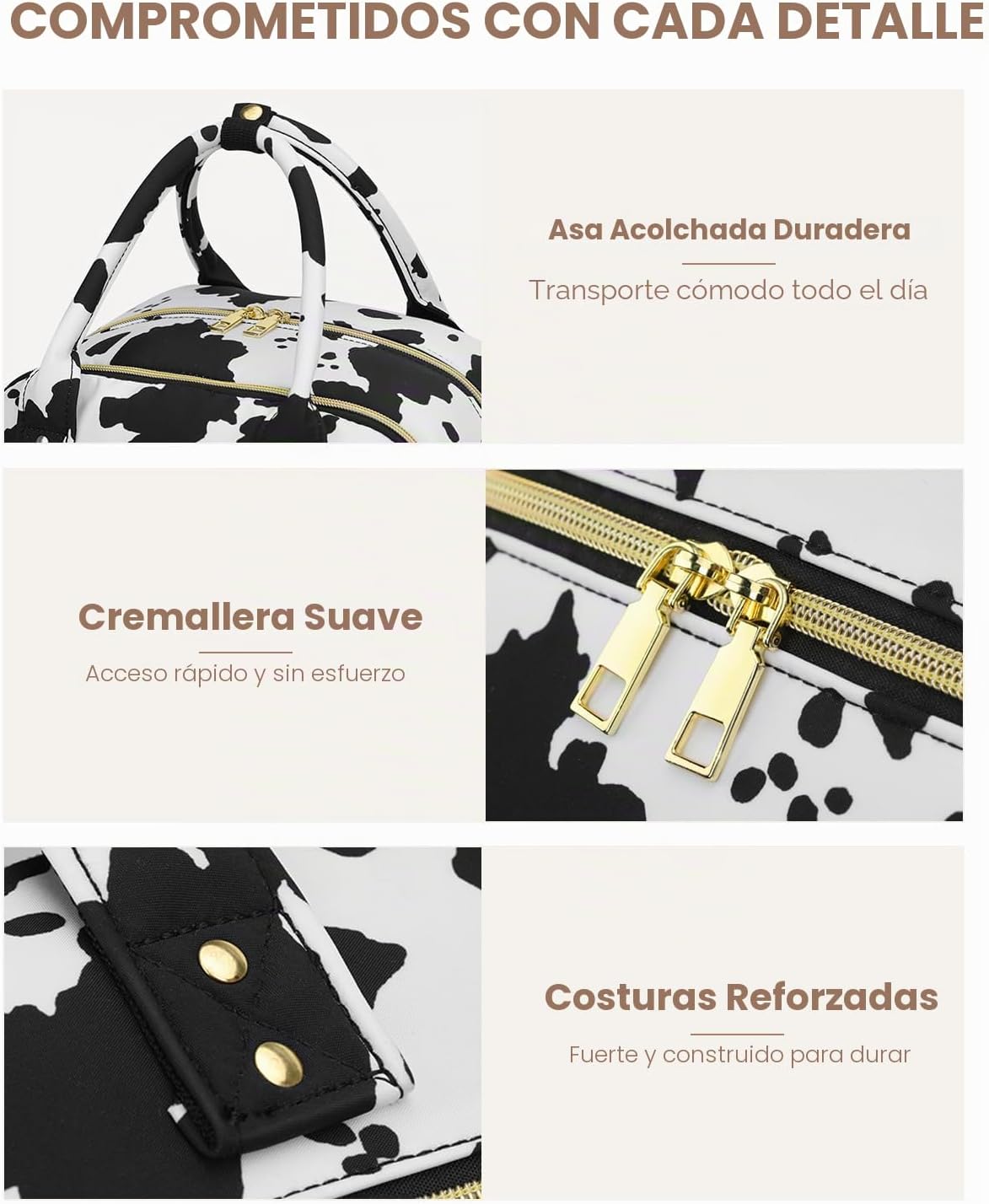 Mochila para Pañales Pritent, Bolso de Pañales para Bebés con Estuc...
