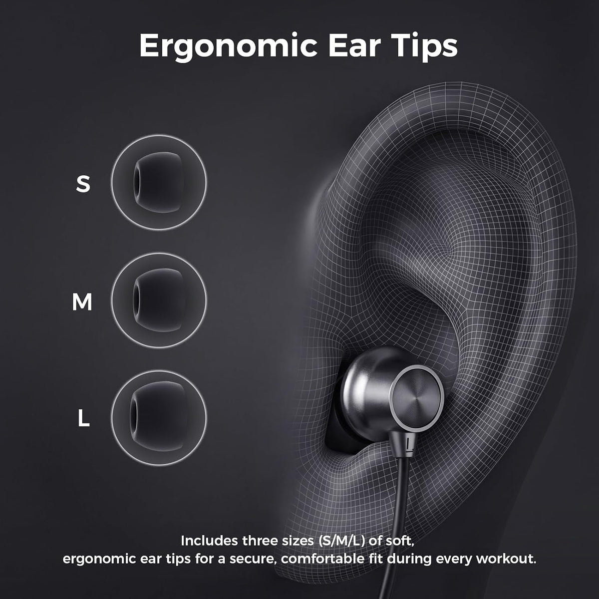 Auriculares Bluetooth ergonómicos con banda para el cuello, auricul...