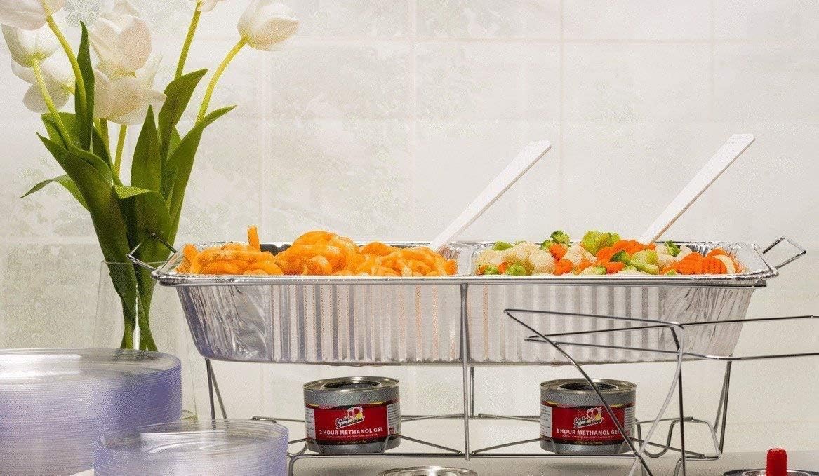 Nicole Home Collection Sartenes de aluminio con tapas, tamaño medio...