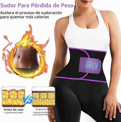 AMZBOSS Entrenador de cintura para mujer, grasa del vientre inferio...