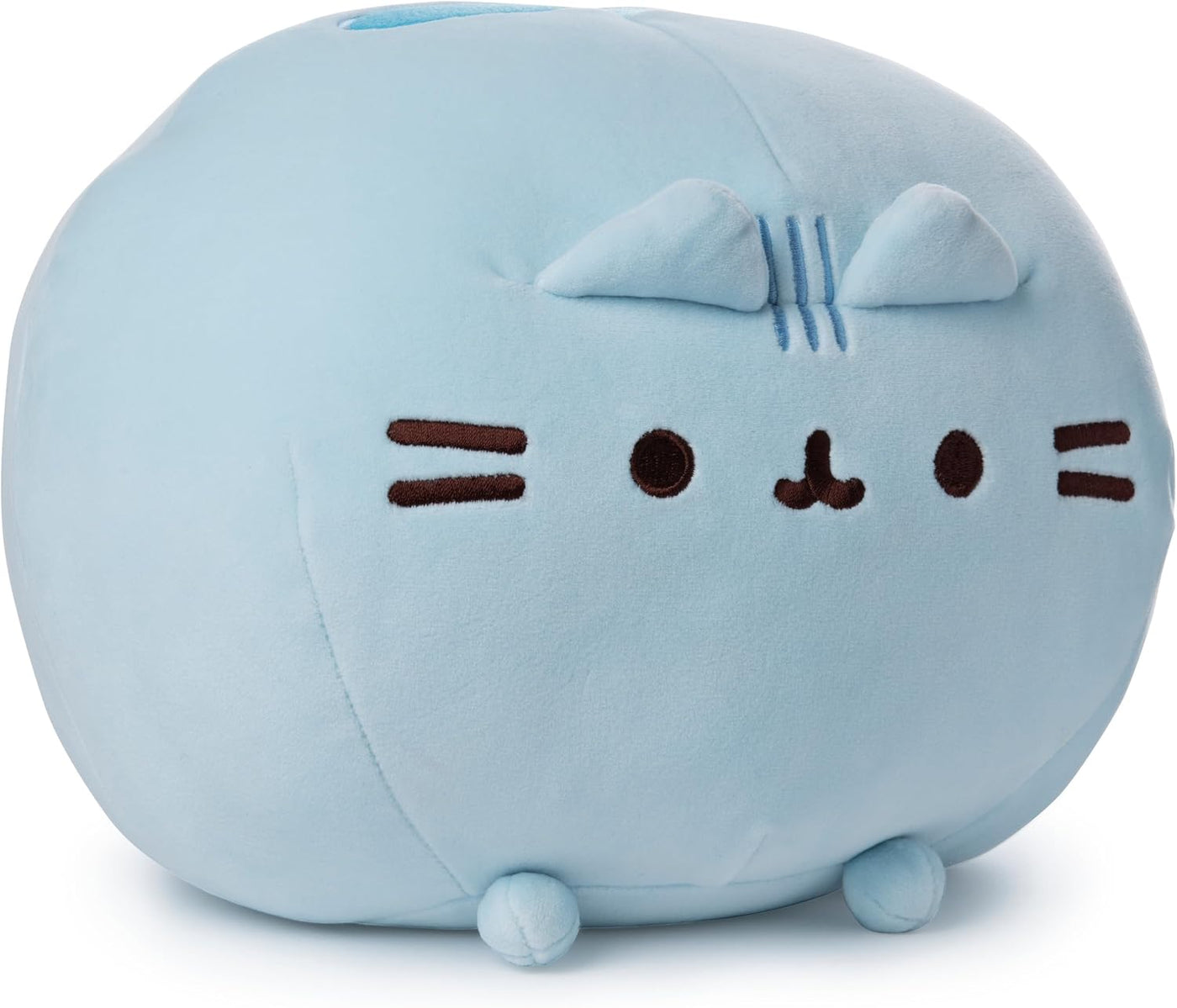 GUND Pusheen Squisheen - Gato de peluche redondo y blando para edad...
