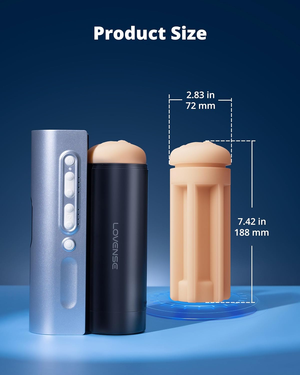 LOVENSE Solace Pro Masturbador masculino automático de empuje máqui...