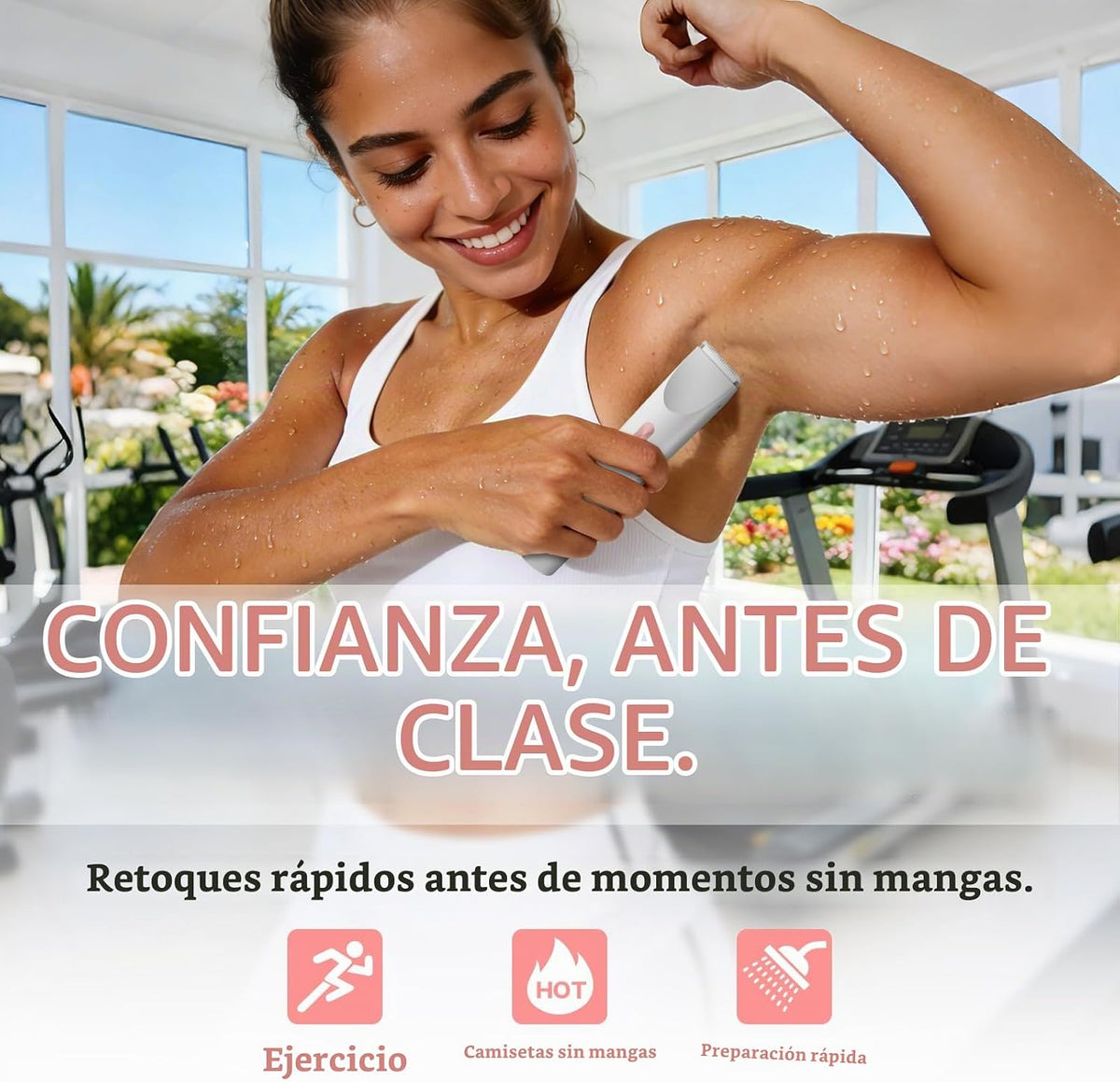 Fanovae Recortadora de bikini para mujer, maquinilla de afeitar elé...