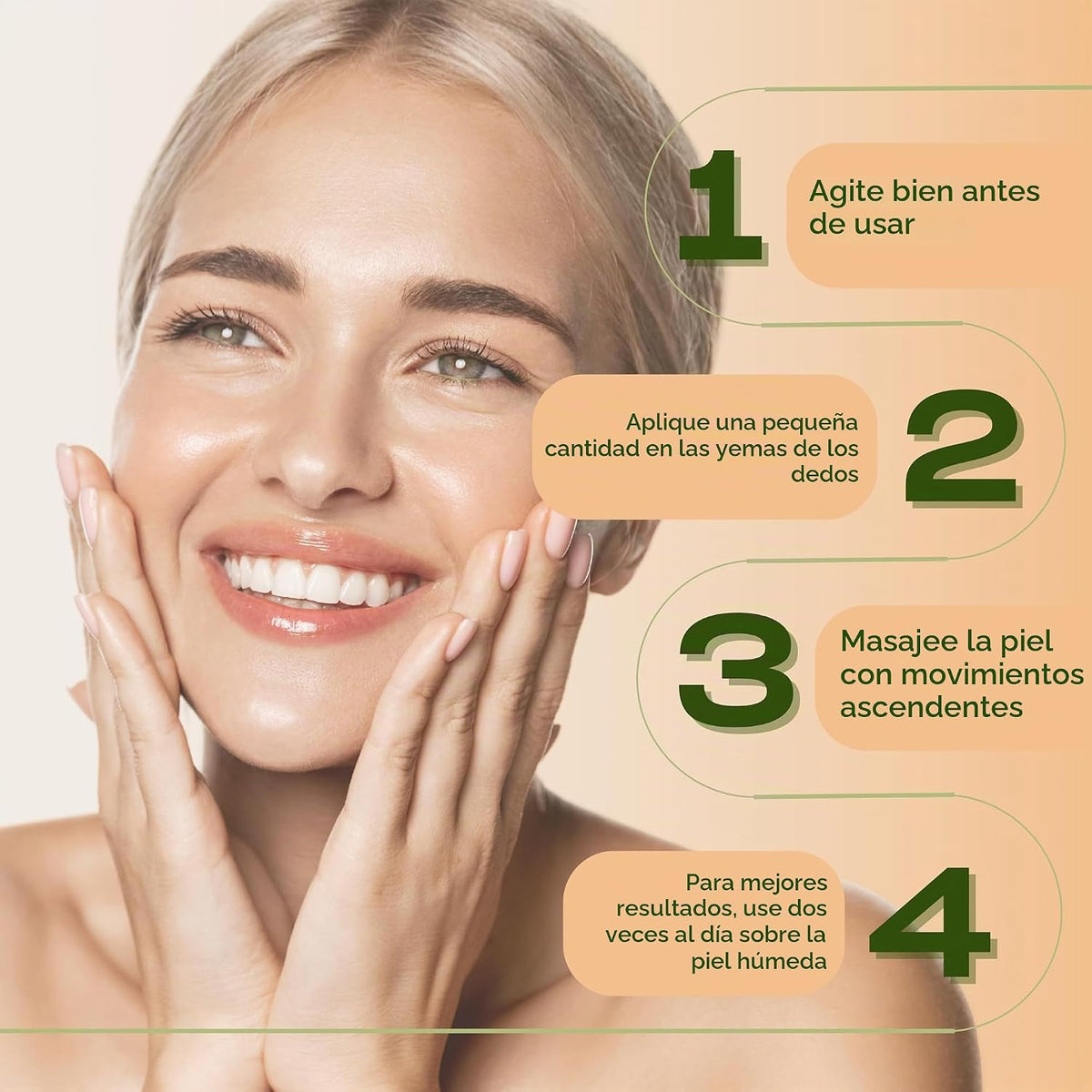 Suero ácido hialurónico InstaNatural, anti edad para el rostro, red...