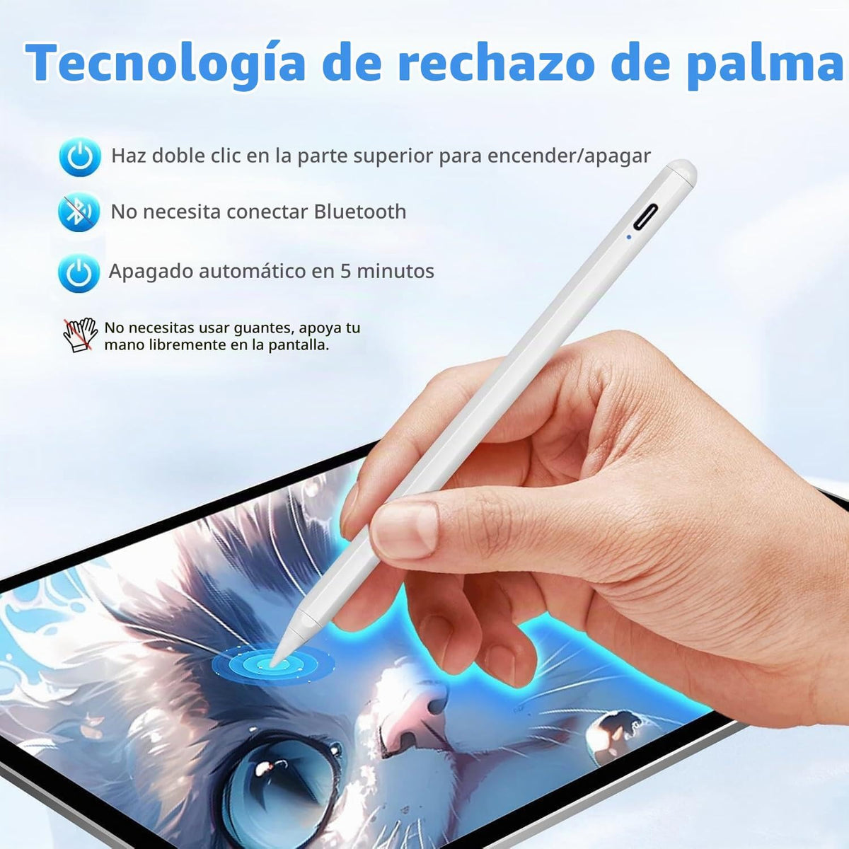 Lápiz óptico para iPad Pencil 6ª-10ª y 11ª generación, paquete de 2...