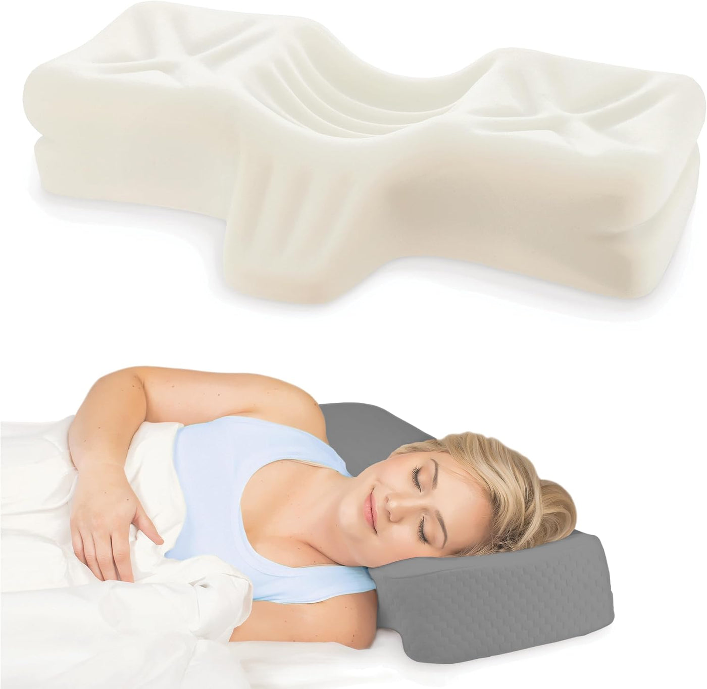 Therapeutica Almohada ortopédica cervical de espuma \u2013 Almohada...
