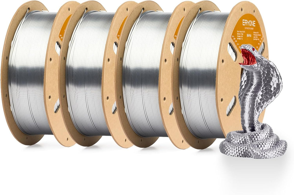 ERYONE Filamento PLA de seda para impresora 3D de 0.069 in +\/- 0.0...