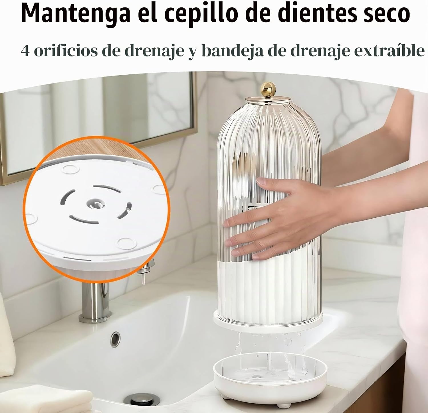Soporte para utensilios en forma de jaula de pájaros con tapa, orga...