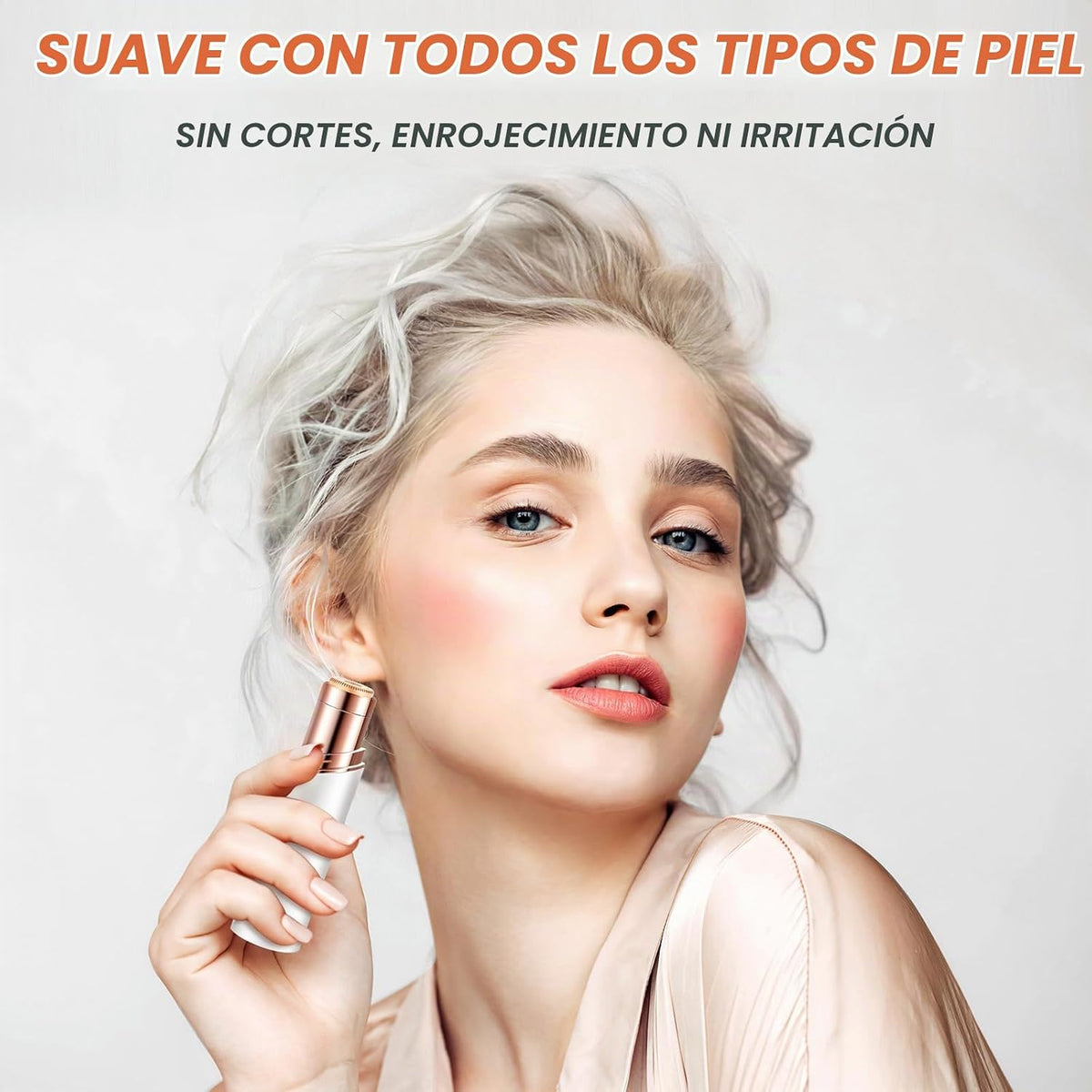 Removedor de vello facial para mujeres, afeitadora para mujeres sin...