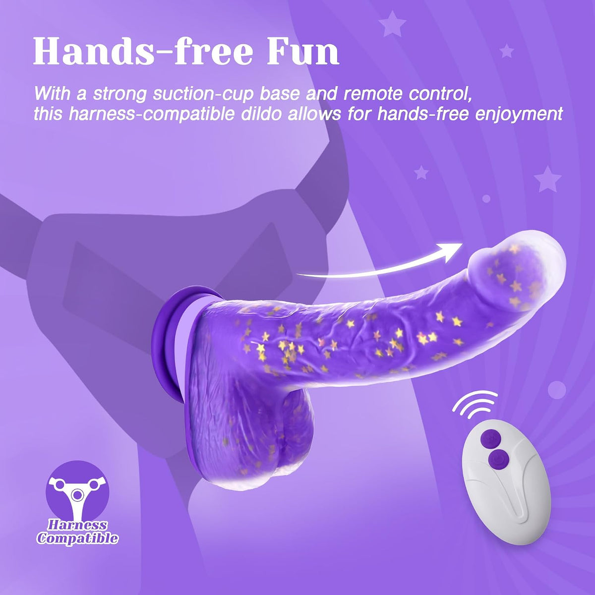Tracy's - Vibrador de empuje para perros, estimulador realista...