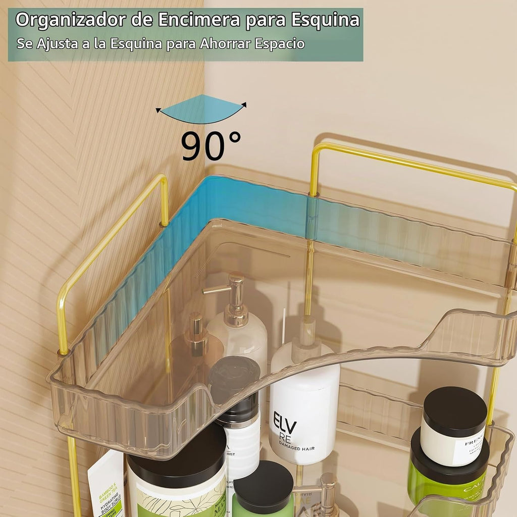 Webetop Organizador de Encimera para Baño, Organizador Esquinero de...