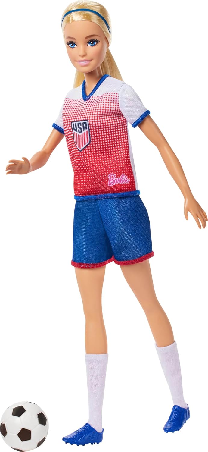 Barbie Carreras USSF Ken Soccer Player Muñeca y accesorios | Muñeca...