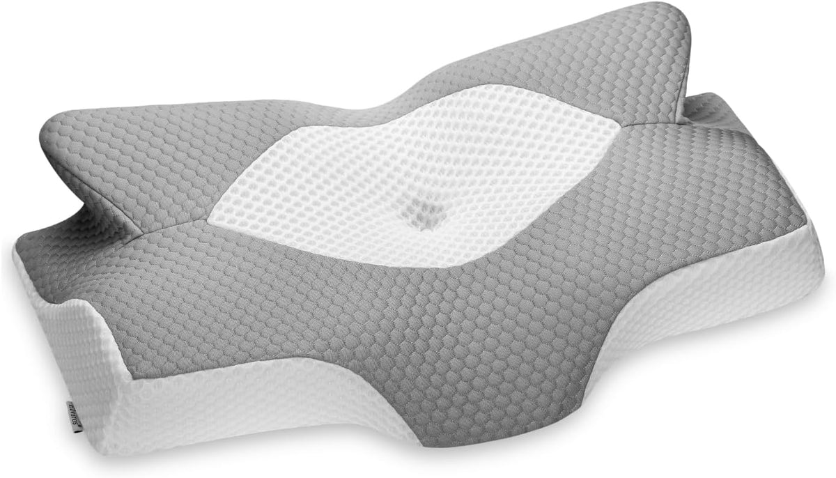 Elviros Almohadas cervicales de espuma viscoelástica para aliviar e...