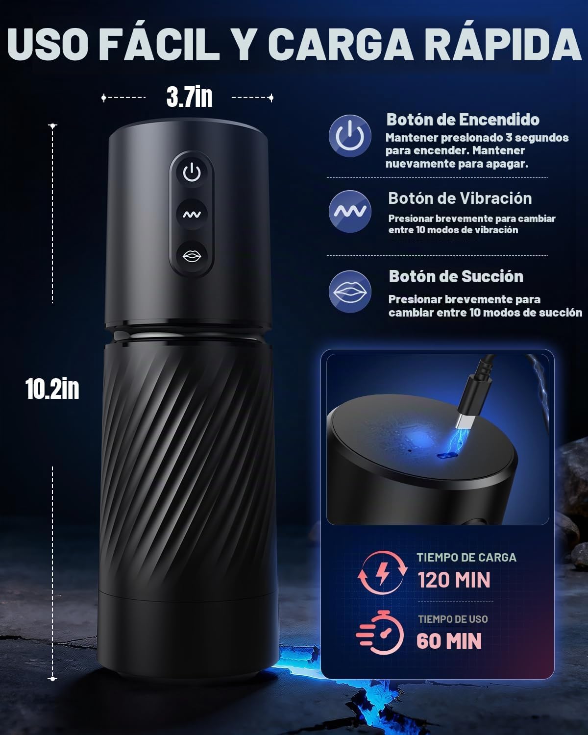 Uoffile Juguete sexual masculino Pocket Pussy 3 mangas AI Sync Mast...