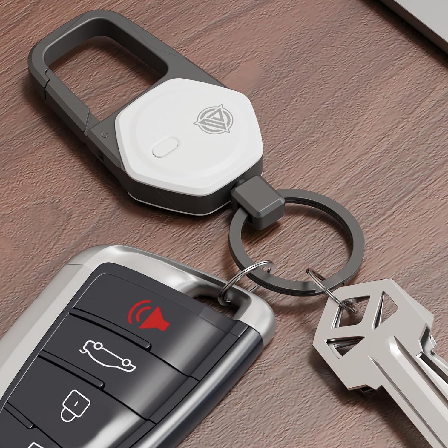 Oaridey Llavero, funciona con Apple Find My, llavero de coche con m...