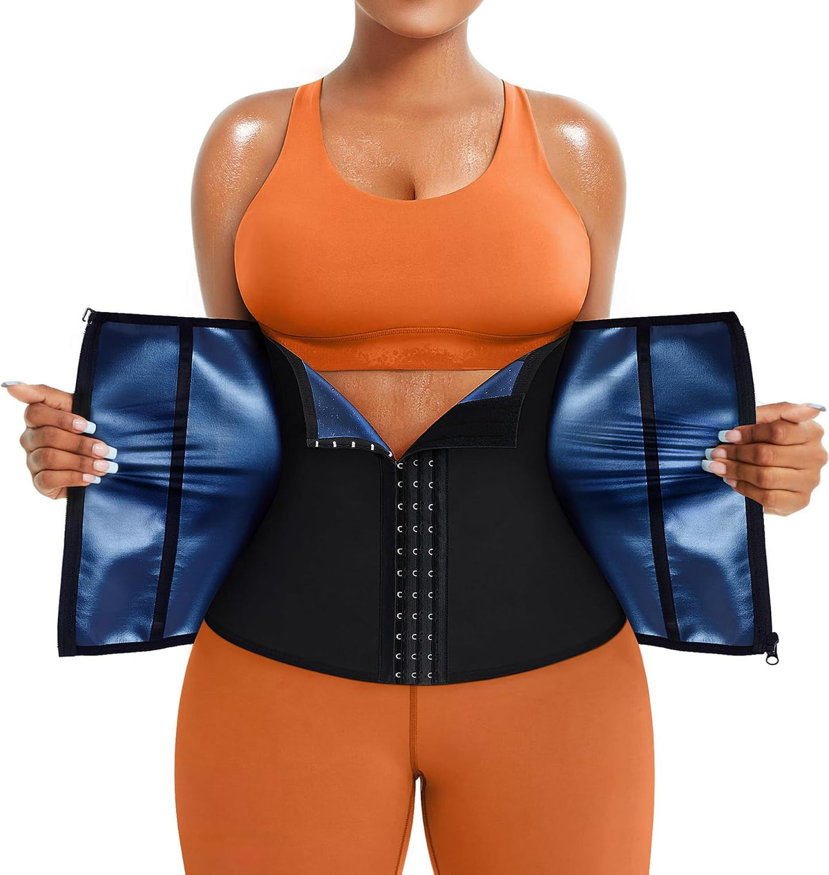 TrainingGirl Entrenador de cintura para mujer, faja reductora de su...
