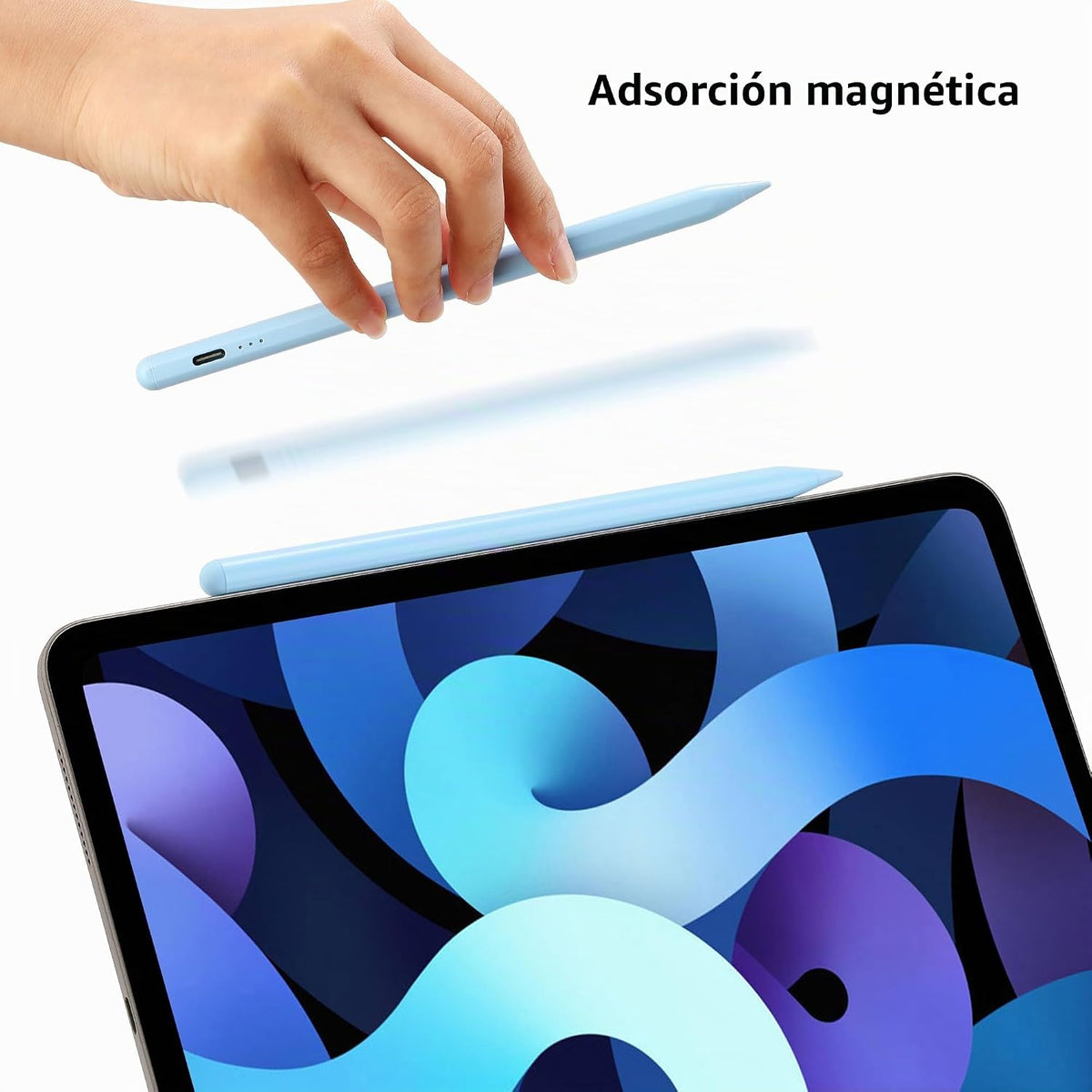 Lápiz para Apple Stylus Pen para iPad A16 rechazo de palma y sensib...