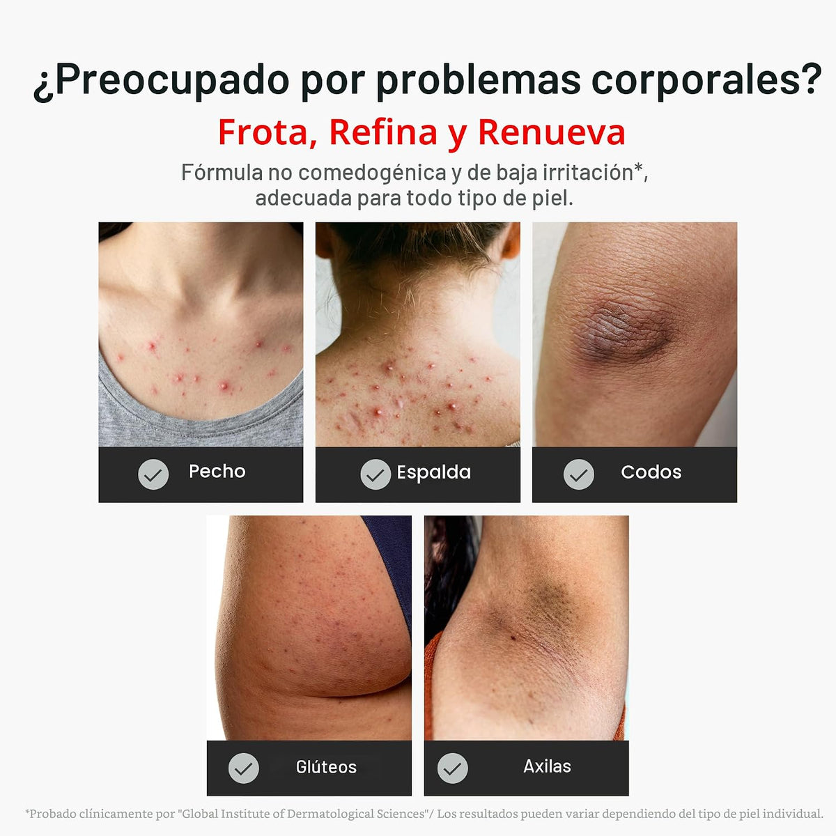 medicube Body Peel Shot Duo - Disparo corporal con ácido hipocloros...