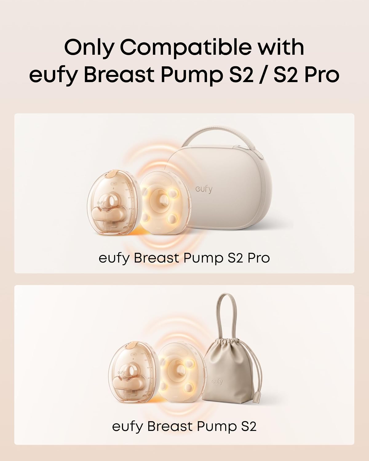 eufy Security Extractor de leche portátil S2\/S2 Pro, diafragma (pa...