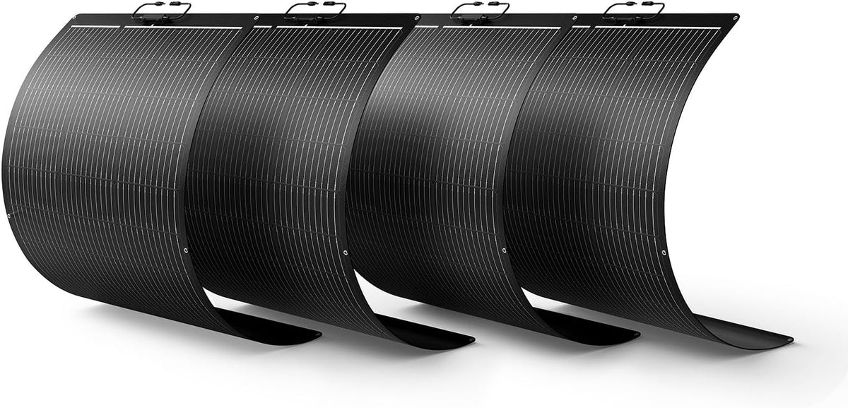 Callsun Sistema de panel solar flexible de 400 W (4 x 100 W), matri...