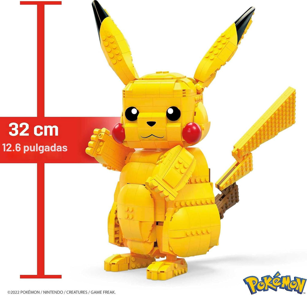 MEGA Pokémon Jumbo de Pikachu, 825 piezas, juguetes de construcción...