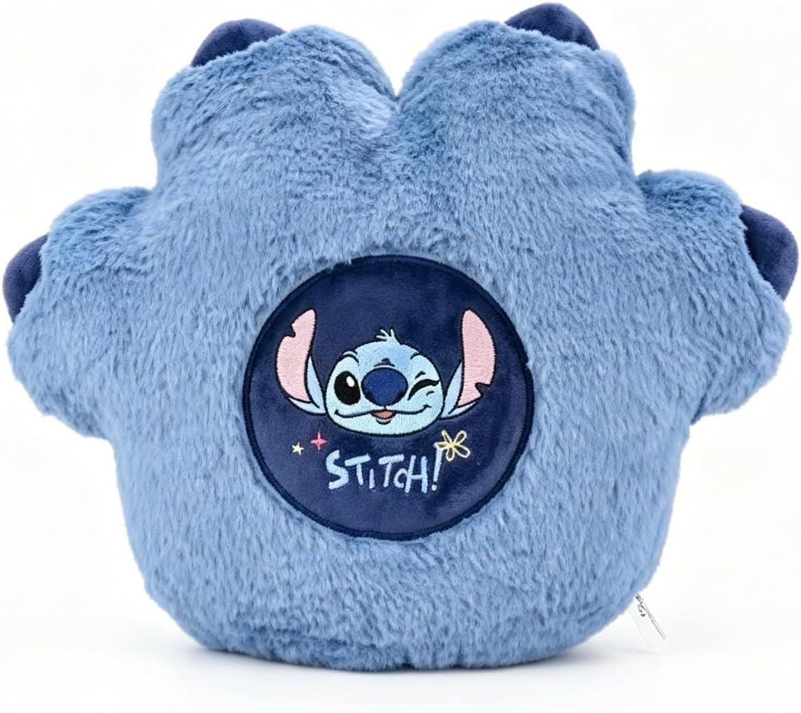 MINISO Almohada de felpa oficial de Disney Stitch Pat, cojín Lilo&a...