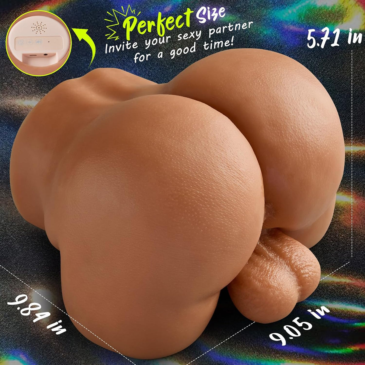 Muñeca sexual de 10 libras con 144 modos de vibración de succión |...
