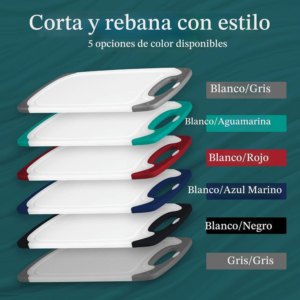 Tablas de cortar para cocina, tabla de cortar sin BPA, diferentes t...