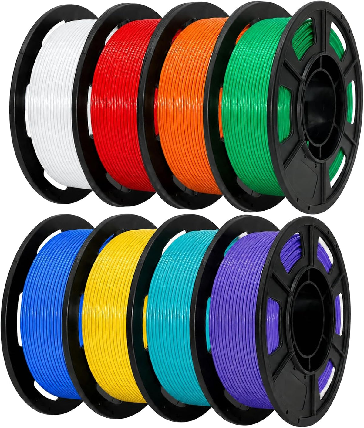 Colourbing Paquete de 8 filamentos para impresora 3D PLA+ de 8 colo...