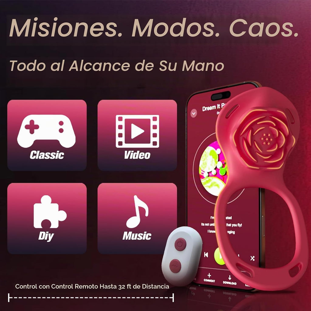 ZOOPLOU BDSM - Vibrador portátil con control remoto para parejas, m...