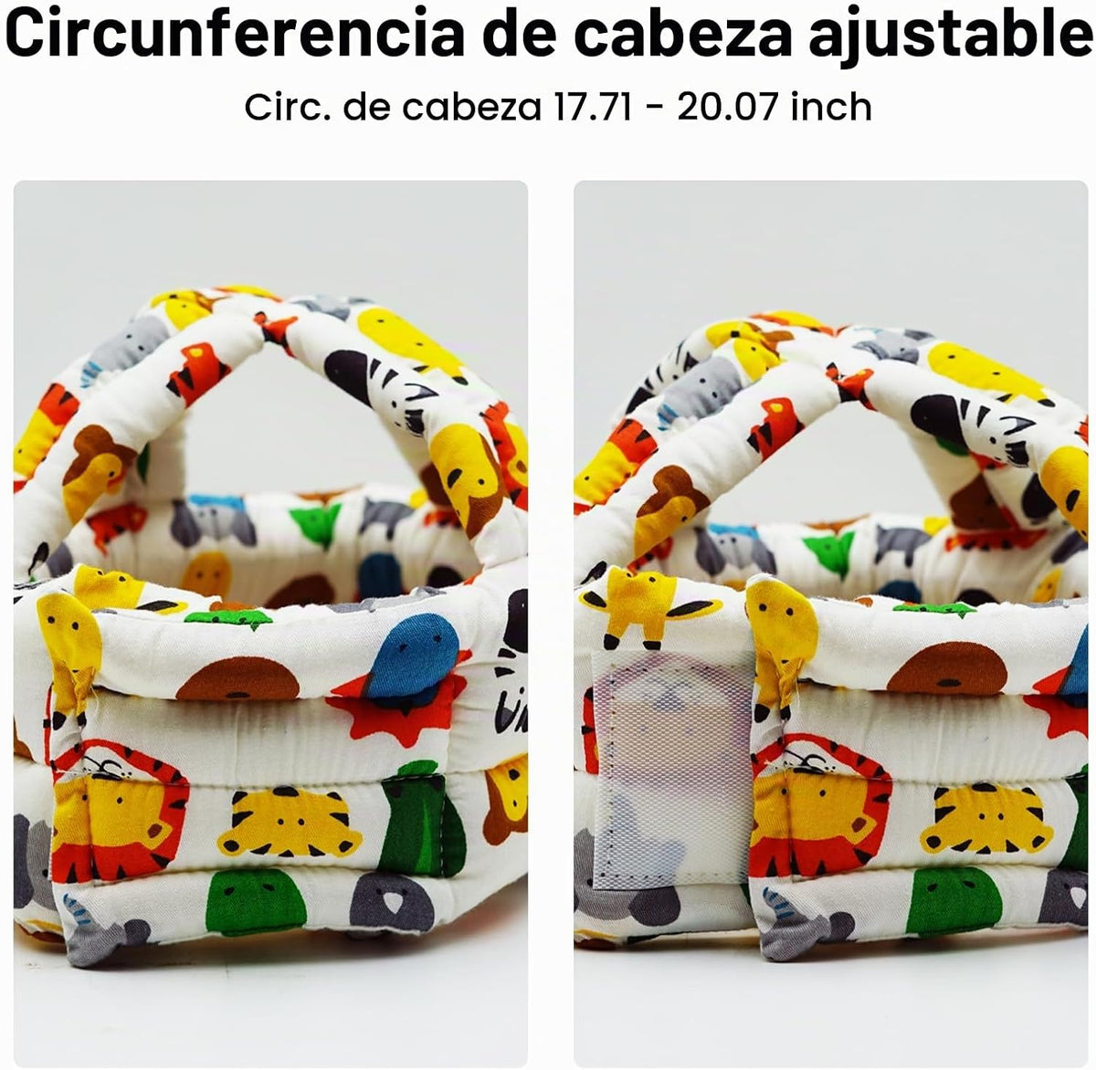 Protector de cabeza de bebé, casco infantil, sin golpes, cojín de s...