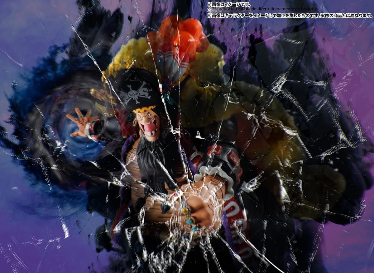 TAMASHII NATIONS - Una pieza - Marshall D. Teach -Cuatro Emperadore...