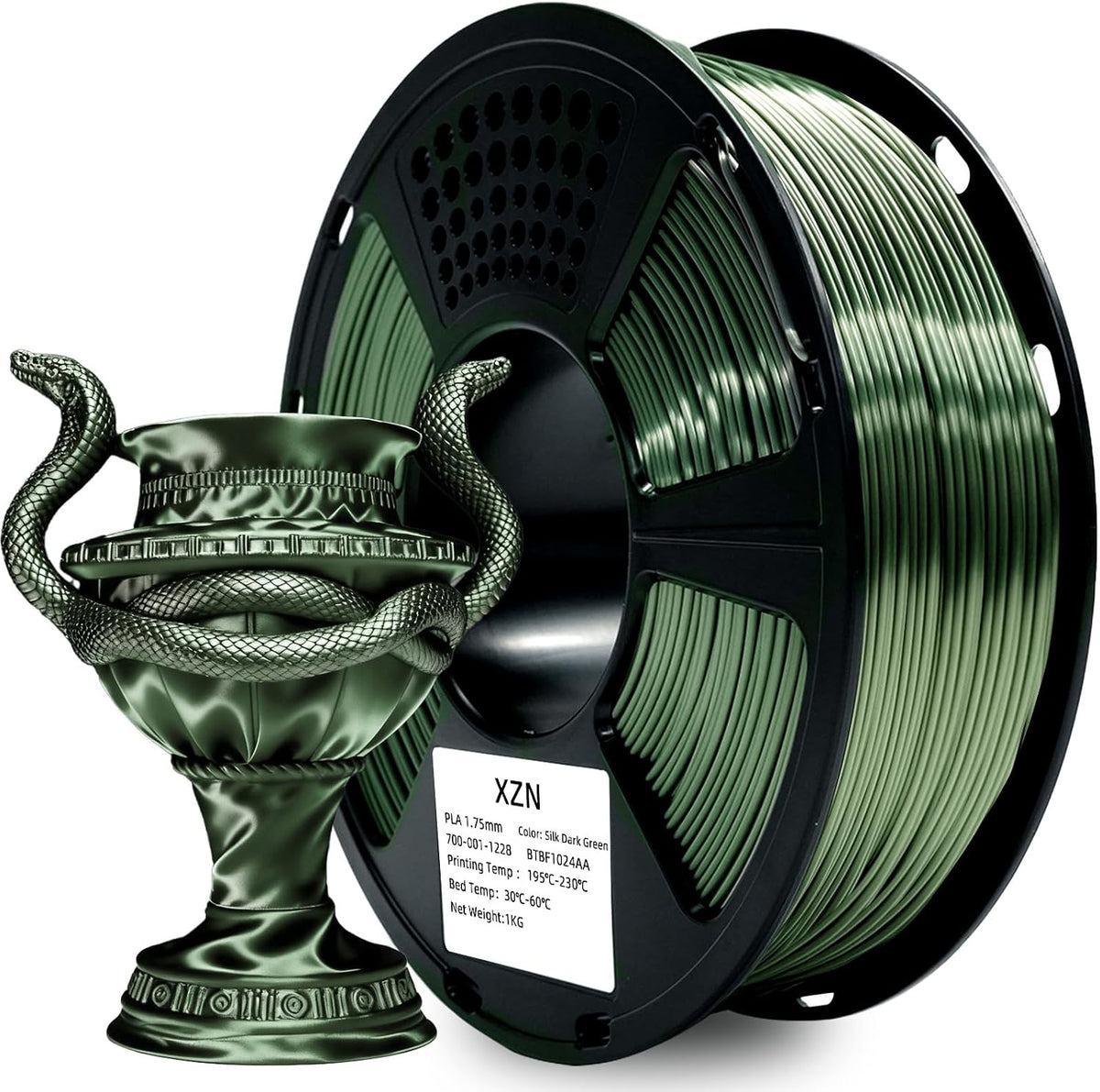 Filamento de seda PLA 1.75mm, filamento para impresora 3D de aspect...