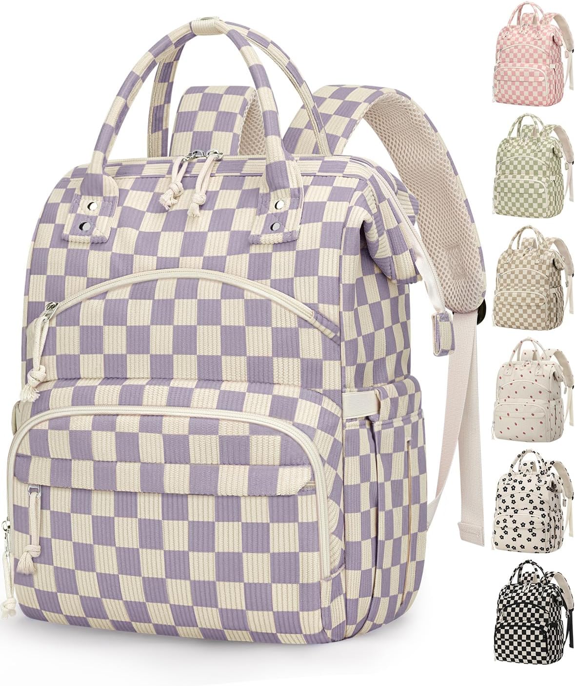 Pritent Mochila para pañales de gran capacidad para mamá, bolsa de...