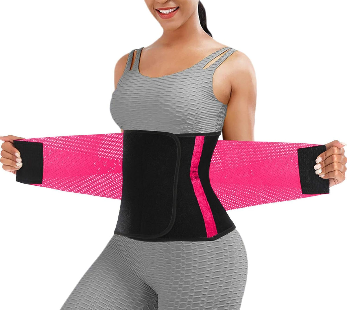 ChongErfei Cinturón de entrenamiento de cintura para mujeres y homb...