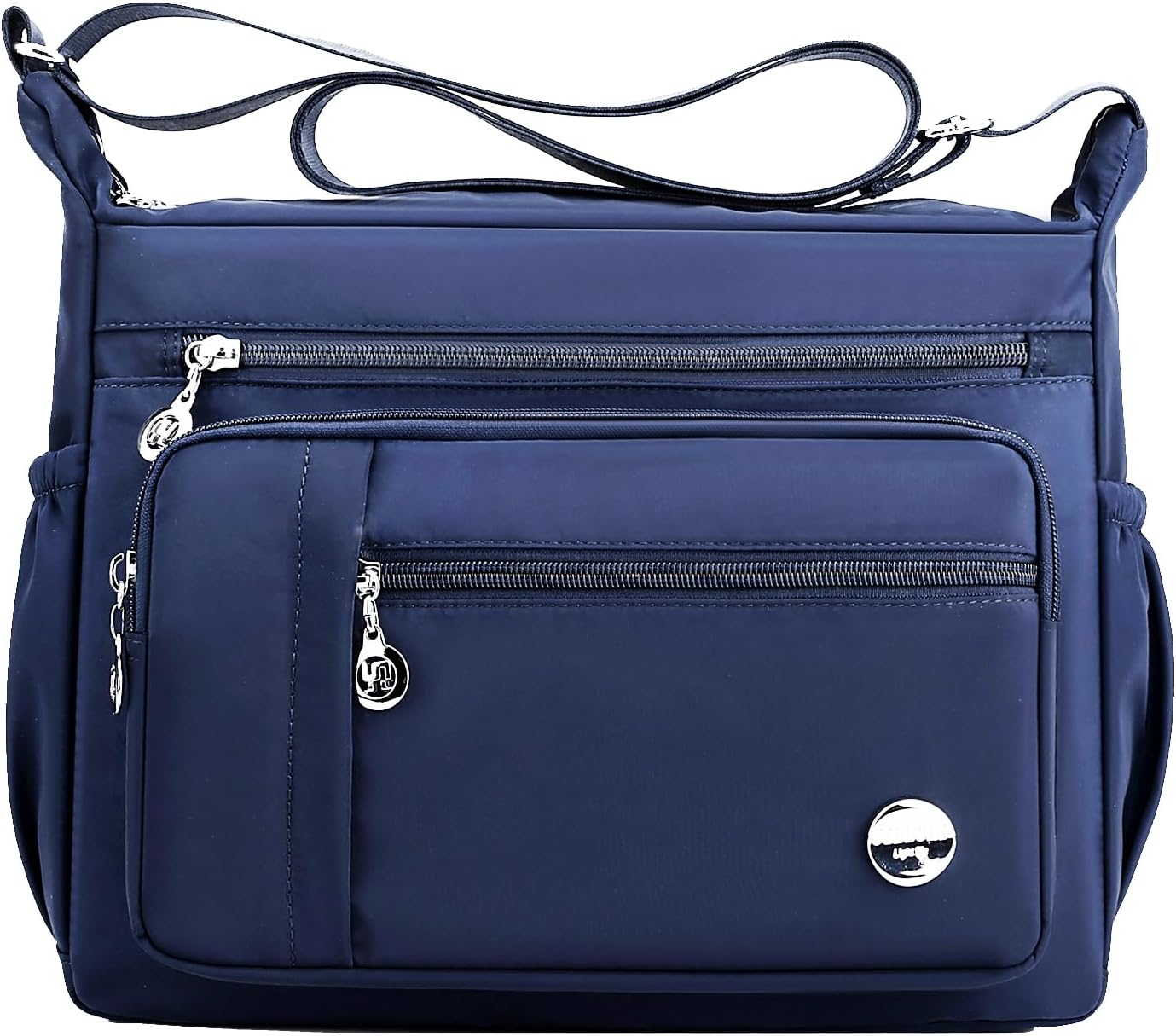 MINTEGRA Bolso de mano de hombro para mujer, espacioso bolso cruzado con múltiples bolsillos, bolso de mano a la moda con asa superior, S