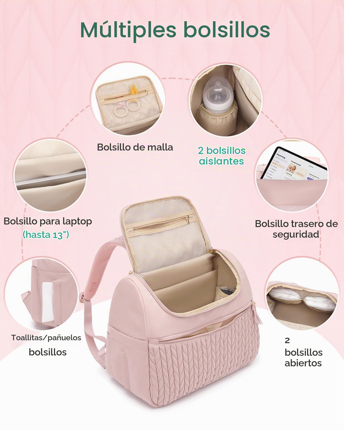 Bolsa para extractor de leche Qualyphant para Spectra S1\/S2 y Mede...