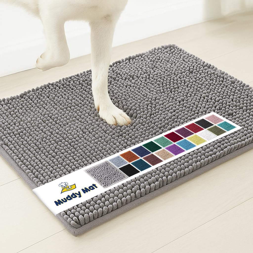 Muddy Mat® - Tapete de microfibra superabsorbente para mascotas, an...