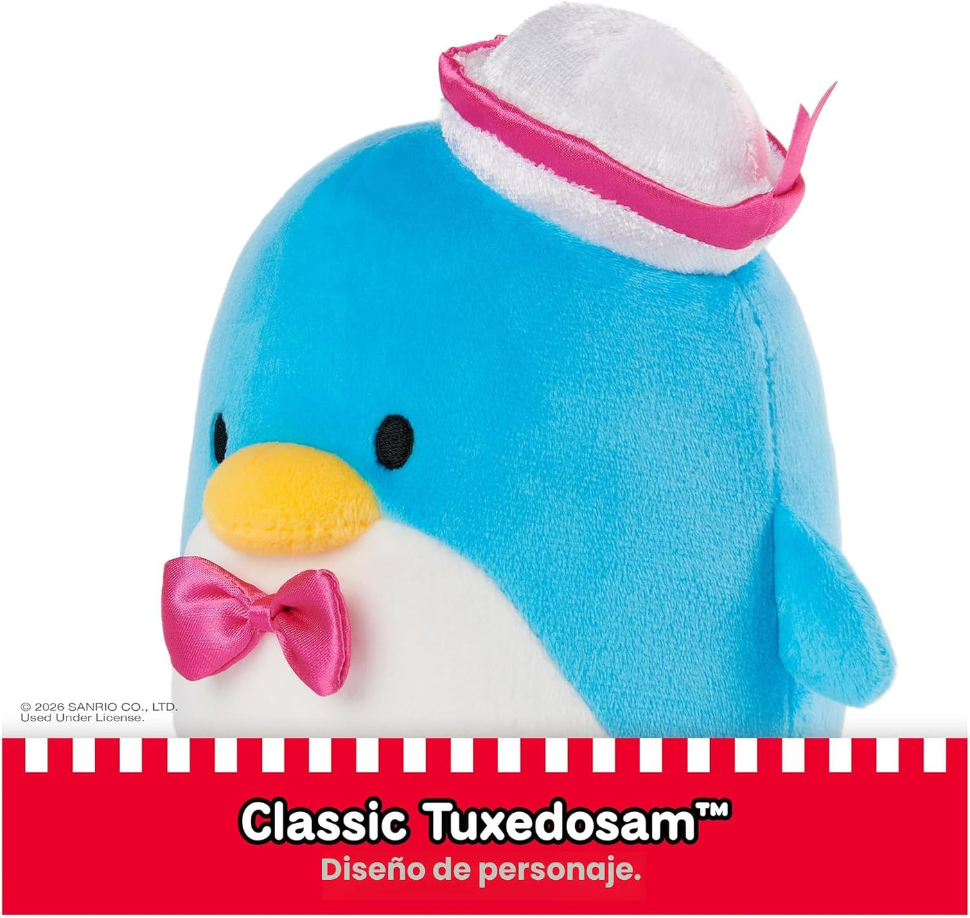 GUND Sanrio Tuxedo Sam - Peluche de pingüino para edades de 1 año e...