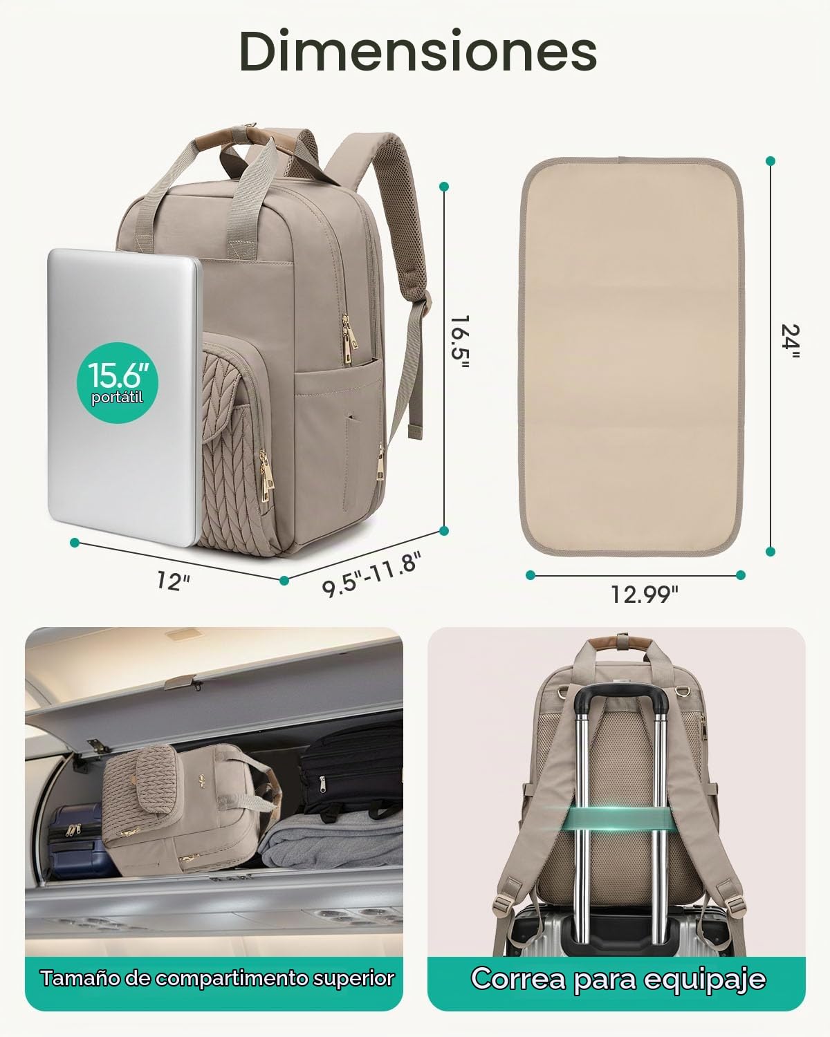Qualyphant Mochila de pañales extragrande para 2 niños expandible 2...