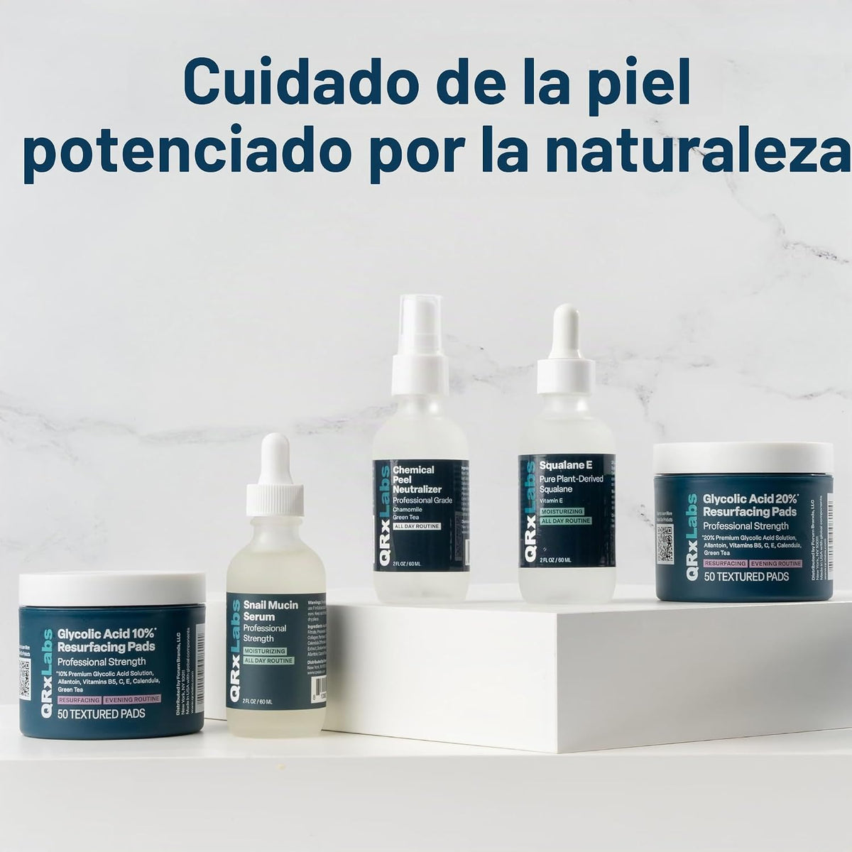 Ácido glicólico\/AHA - Suero renovador al 15% para el rostro, brill...