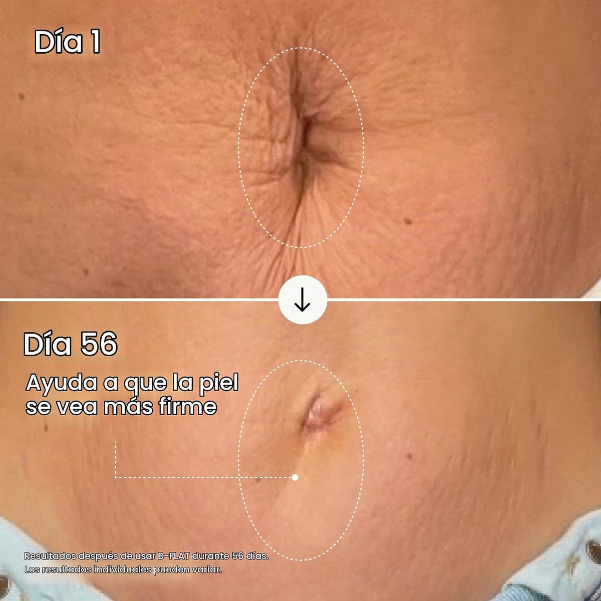 MAËLYS B-FLAT Crema reafirmante para el vientre para mujer, paquete...
