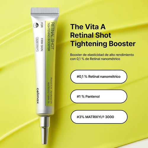 Celimax Retinal Shot - Máscara de refuerzo y crema iluminadora de m...